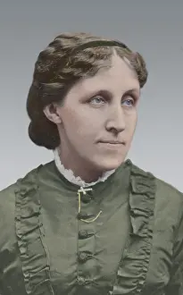 Coifed Prints: Louisa May Alcott, ca. 1870-75