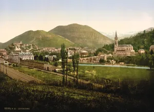 Images Dated 20th August 2007: Lourdes, France, photochrom, circa 1890s