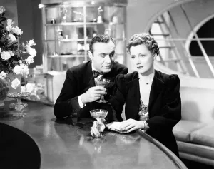 Cocktail Prints: LOVE AFFAIR, from left: Charles Boyer, Irene Dunne, 1939