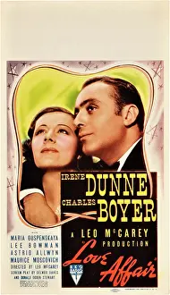 Images Dated 4th September 2009: LOVE AFFAIR, US poster, from left: Irene Dunne, Charles Boyer, 1939