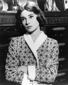Bathrobe Prints: LOVE IN THE AFTERNOON, Audrey Hepburn, 1957