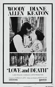 Eye Glasses Prints: LOVE AND DEATH, US poster, from left: Woody Allen, Diane Keaton, 1975