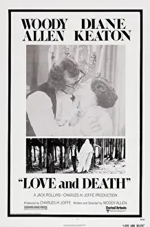 Sickle Prints: LOVE AND DEATH, US poster, Woody Allen, Diane Keaton, 1975