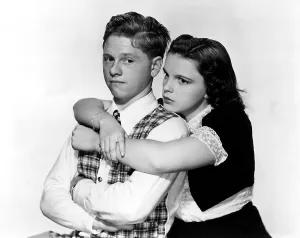 Arms Around Shoulders Prints: LOVE FINDS ANDY HARDY, Mickey Rooney, Judy Garland, 1938