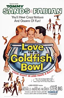 Tommy Prints: LOVE IN A GOLDFISH BOWL, US poster art