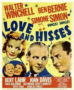 Winchell Prints: LOVE AND HISSES, top from left: Simone Simon