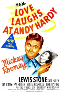 2lmpy Prints: LOVE LAUGHS AT ANDY HARDY, US poster, Mickey Rooney, Lina Romay, 1946