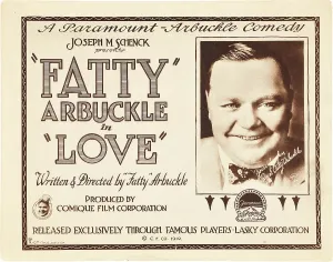 Fatty Prints: LOVE, US lobbycard, Roscoe Fatty Arbuckle, 1919