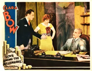 King Prints: LOVE AMONG THE MILLIONAIRES, from left, Stanley Smith, Clara Bow, Claude King, 1930