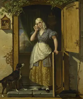 Beads Prints: Love Note, by Johannes Hendrik van West