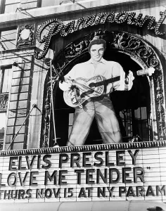 Marquee Prints: LOVE ME TENDER, opening at the Paramount Theater