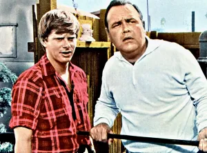 Plaid Shirt Prints: THE LOVED ONE, Robert Morse, Jonathan Winters, 1965