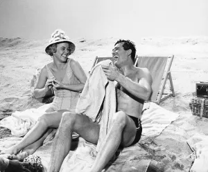 Towel Prints: LOVER COME BACK, Doris Day, Rock Hudson, 1961