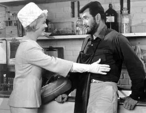 Bucket Hat Prints: LOVER COME BACK, from left, Doris Day, Rock Hudson, 1961