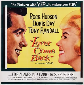 Images Dated 13th May 2014: LOVER COME BACK, US poster, from left: Rock Hudson, Doris Day, 1961