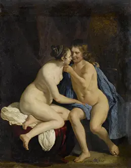 1650s Prints: Lovers, by Jacob van Loo, 1650-60