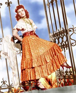 Tiered Skirt Prints: THE LOVES OF CARMEN, Rita Hayworth, 1948