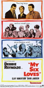 1963 Movies Prints: MY SIX LOVES, top l-r: David Janssen