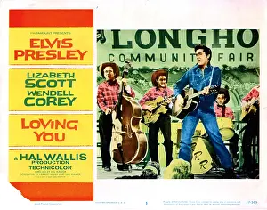 Bill Prints: LOVING YOU, (from left): Bill Black (double bass)