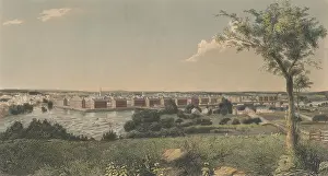 Mills Prints: Lowell, Massachusetts, was sited at the confluence of the Merrimack and Concord rivers