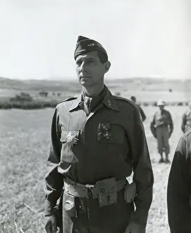 At Attention Prints: Lt. Gen. Mark Clark, Commanding General of the Fifth Army, on June 29, 1944