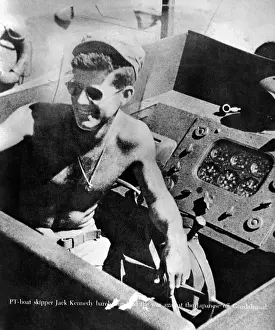 Bare Chest Prints: Lt. John Kennedy in the Pacific during World War II