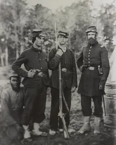 Protection Prints: Lt. Parker and 4th Michigan soldiers served in the Civil Wars Eastern campaigns from the Battle of Bull Run to Cold