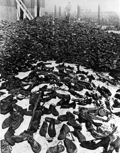 Concentration Camp Prints: LUBLIN, POLAND--Shoes worn by the millions of men
