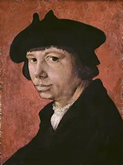 LUCAS VAN LEYDEN (1494-1533). Self-portrait. 1509. Renaissance art. Oil on wood. GERMANY. Brunswick. Herzog Anton Ulrich Museum