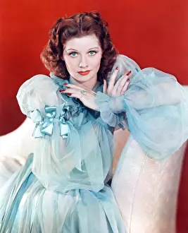 Sheer Sleeves Prints: Lucille Ball, ca. late 1930s-early1940s