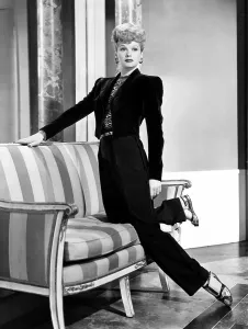 Pantsuit Prints: Lucille Ball, ca. late 1940s