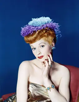 Bare Shoulders Prints: Lucille Ball, ca. mid 1940s