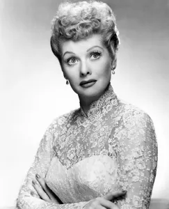 Pearl Earrings Prints: Lucille Ball, ca. mid-1950s