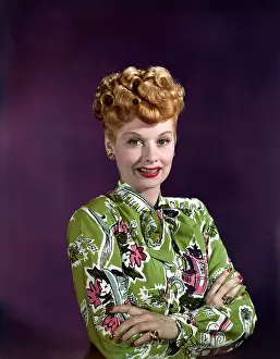 Blouse Prints: Lucille Ball, ca. mid-late 1940s