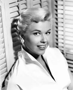 White Blouse Prints: LUCKY ME, Doris Day, 1954