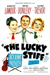 Shooting Prints: THE LUCKY STIFF, US poster, Dorothy Lamour, Brian Donlevy, Claire Trevor, 1949