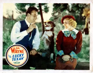 1934 Movies Prints: THE LUCKY TEXAN, from left, John Wayne, Barbara Sheldon, 1934