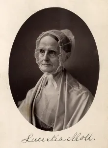 Suffrage Prints: Lucretia Coffin Mott. F. Gutekunst photograph, .Philadelphia, Pa. ca. 1870