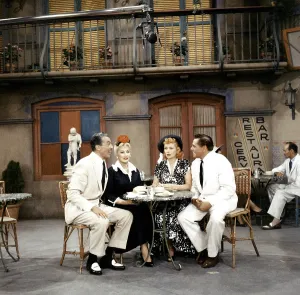 White Suit Prints: THE LUCY-DESI COMEDY HOUR, from left