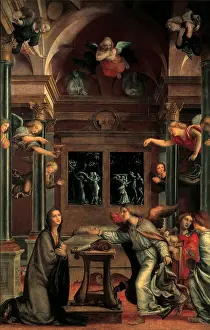 Room Prints: Luini Bernardino, Annunciation