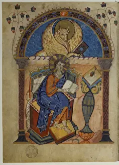 Showing Prints: Luke the Evangelist. Evangeliarium from Lorsch