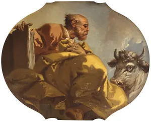 Character Prints: Luke the Evangelist, by Giustino Menescardi