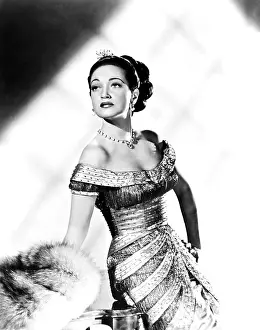 Jean Louis Prints: LULU BELLE, Dorothy Lamour, in a costume by Jean Louis, 1948