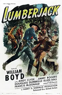 1944 Movies Prints: LUMBERJACK, left: William Boyd as Hopalong Cassidy, 1944