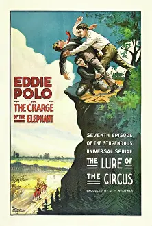 Serial Prints: THE LURE OF THE CIRCUS, Episode 7: The Charge of the Elephant, 1918