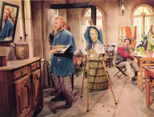 Douglas Prints: LUST FOR LIFE, Kirk Duglas, Anthony Quinn, 1956'