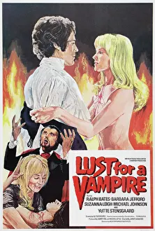 Blood Prints: LUST FOR A VAMPIRE, British poster art