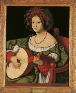 Tools Prints: The Lute Player, by Andrea Solario (or Solari)