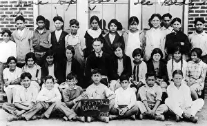 Teacher Prints: Lyndon B. Johnson ( 2nd row center) as a teacher in 1928