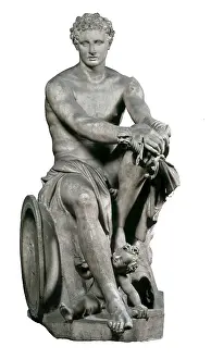 Roman Myths Prints: LYSIPPUS (c. 370-318 BC). Ares Ludovisi